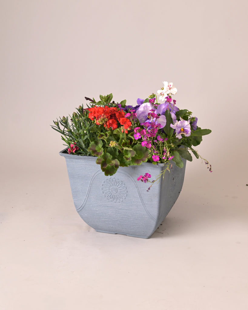 Seasonal Square Memorial Planter
